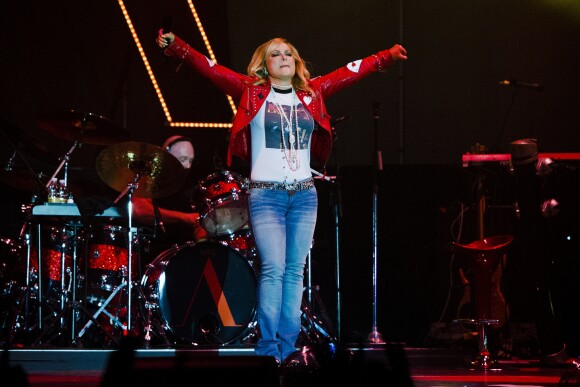 Anastacia en concert à Padoue lors de sa tournée "Ultimate Collection". Le 3 avril 2016.