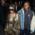 Kim Kardashian, Kanye West - People à l'aftershow Balmain au restaurant Loulou à Paris le 28 septembre 2016.