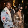 Kim Kardashian et Kanye West se rendent au restaurant "Le Costes" à Paris, le 29 septembre 2016.