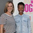 Samira Wiley et Lauren Morelli à la première de "War Dogs" à Los Angeles, le 15 août 2016.
