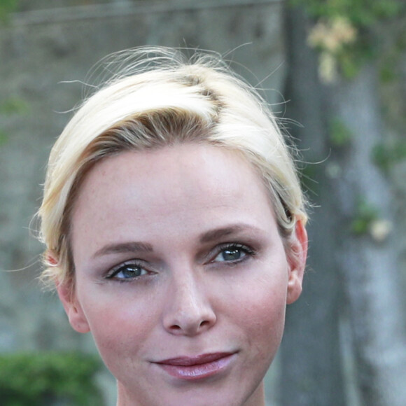La princesse Charlene de Monaco était présente au côté du prince Albert lors de la remise de prix de la Monte-Carlo Polo Cup 2016, le 18 septembre 2016. © Claudia Albuquerque/Bestimage