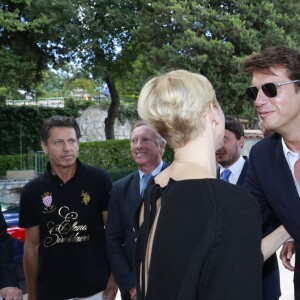 La princesse Charlène de Monaco, Christian Moore et ses fils lors de la remise de prix de la Monte-Carlo Polo Cup 2016, le 18 septembre 2016. © Claudia Albuquerque/Bestimage