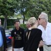 Mike Powers, la princesse Charlène de Monaco, Christian Moore et ses fils lors de la remise de prix de la Monte-Carlo Polo Cup 2016, le 18 septembre 2016. © Claudia Albuquerque/Bestimage