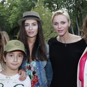 La princesse Charlene de Monaco était présente au côté du prince Albert lors de la remise de prix de la Monte-Carlo Polo Cup 2016, le 18 septembre 2016. © Claudia Albuquerque/Bestimage