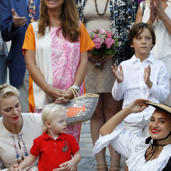 Le prince Albert II, la princesse Charlene et le prince héréditaire Jacques de Monaco le 10 septembre 2016 lors du pique-nique des Monégasques, dans le parc Princesse Antoinette.
Le traditionnel pique-nique des Monégasques dans les jardins du Parc princesse Antoinette à Monaco le 10 septembre 2016. © Claudia Albuquerque / Bestimage