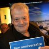 Exclusif - Guy Carlier - Les journalistes et chroniqueurs souhaitent un bon anniversaire à Europe 1 à l'occasion de la journée spéciale des 60 ans de la radio à Paris. Le 4 février 2015.