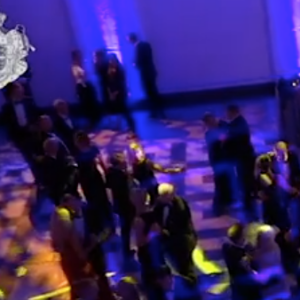 Le prince Frederik et la princesse Mary de Danemark ont ouvert le bal à Washington le 28 septembre 2016 lors d'un gala organisé dans le cadre de leur mission économique de quatre jours aux Etats-Unis. © Facebook Kongehuset (Cour royale de Danemark)