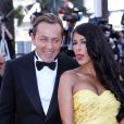 Ayem Nour et son compagnon Vincent Miclet - Montée des marches du film "Inside Out" (Vice-Versa) lors du 68 ème Festival International du Film de Cannes, à Cannes le 18 mai 2015.