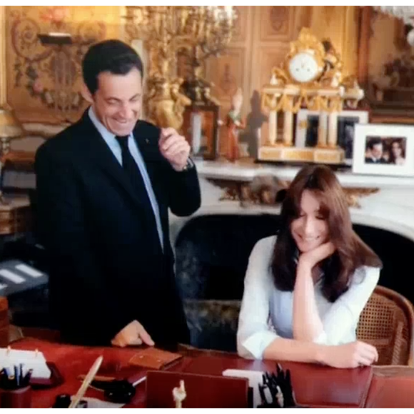 Nicolas Sarkozy et Carla - "Une ambition intime" sur M6. Le 9 octobre 2016.