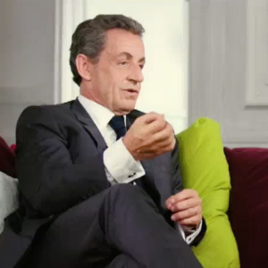 Nicolas Sarkozy et Karine Le Marchand - "Une ambition intime" sur M6. Le 9 octobre 2016.