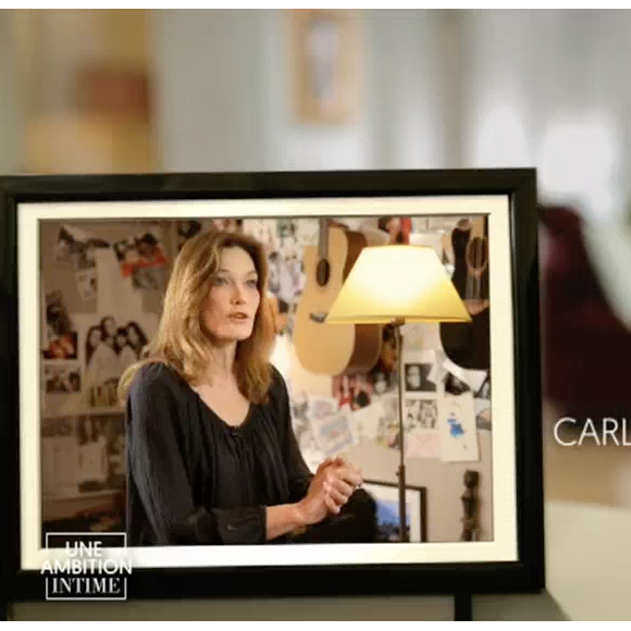 Carla Bruni-Sarkozy - "Une ambition intime" sur M6. Le 9 octobre 2016.