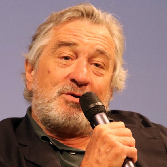 Robert De Niro participe à la conférence de conférence "Café avec" lors du Festival du film de Sarajevo, le 13 août 2016. Ce festival a débuté en 1995, lors du siège de la ville pendant la guerre.