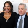Robert de Niro et sa femme Grace Hightower - 43e gala annuel "Chaplin Award Gala" en l'honneur de Morgan Freeman au Lincoln Center à New York, le 25 avril 2016.