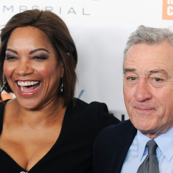 Robert de Niro et sa femme Grace Hightower - 43e gala annuel "Chaplin Award Gala" en l'honneur de Morgan Freeman au Lincoln Center à New York, le 25 avril 2016.