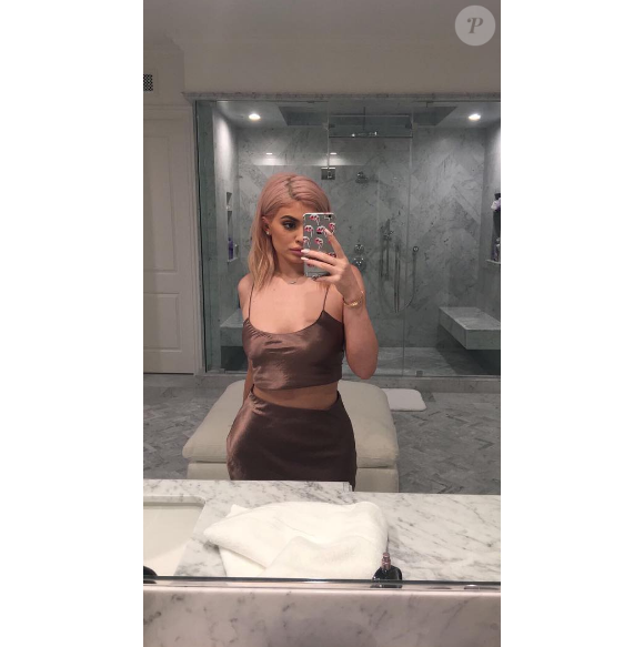 Kylie Jenner a publié une photo d'elle sur son compte Snapchat, le 10 octobre 2016