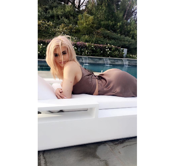 Kylie Jenner a publié une photo d'elle sur son compte Snapchat, le 10 octobre 2016