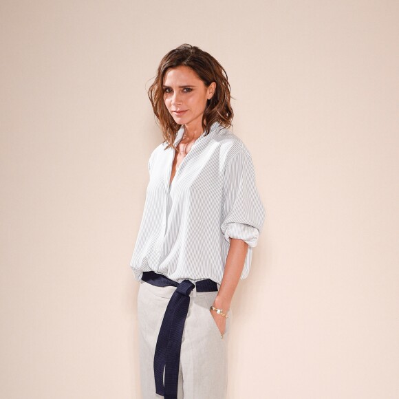 La styliste Victoria Beckham lors du Défilé de mode prêt-à-porter printemps-été 2016/2017 "Victoria Beckham" lors de la fashion week de New York. Le 11 septembre 2016