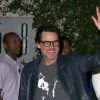 Jim Carrey quitte une soirée à Los Angeles le 17 septembre 2016. © CPA / Bestimage