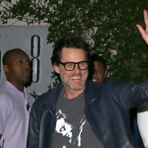 Jim Carrey quitte une soirée à Los Angeles le 17 septembre 2016. © CPA / Bestimage