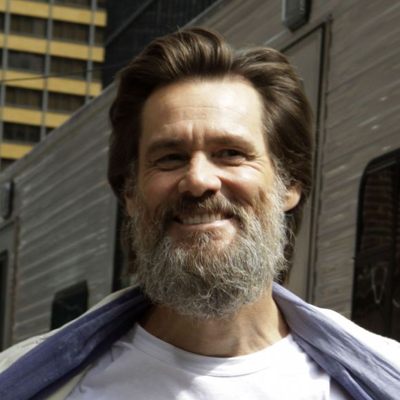 Jim Carrey à l'émission "Late Show With David Letterman" à New York, le 20 mai 2015