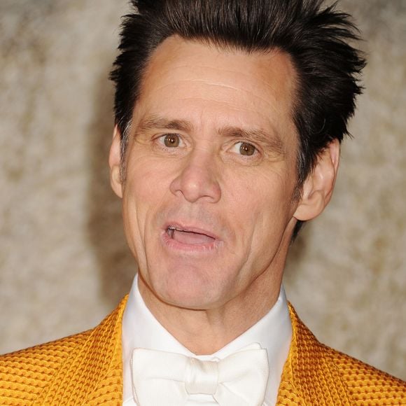 Jim Carrey lors de la première du film "Dumb and Dumber To" à Westwood, le 3 novembre 2014