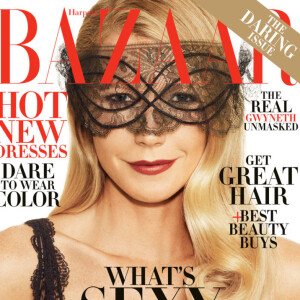 Gwyneth Paltrow en couverture de Harper's Bazaar.