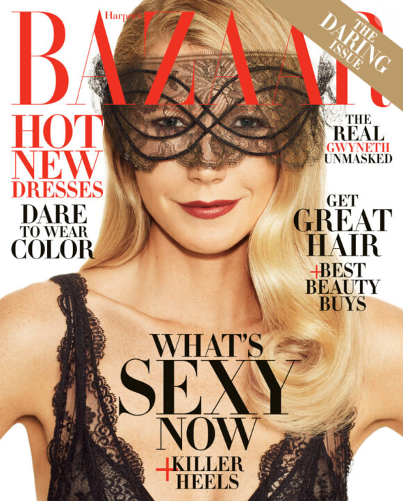 Gwyneth Paltrow en couverture de Harper's Bazaar.