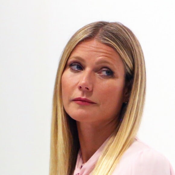 Gwyneth Paltrow assure la promotion de sa marque de cosmétiques "Juice Beauty" à Toronto, le 14 juillet 2016. © CPA/Bestimage