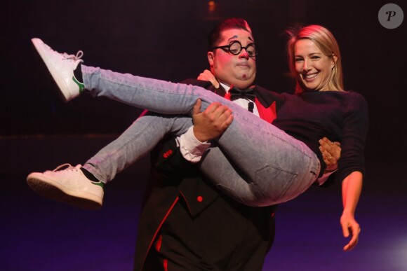 Exclusif - Sidonie Bonnec et le clown Totti - Nouveau spectacle "Surprise" du Cirque d'Hiver Bouglione, à Paris, le 8 octobre 2016. ©CVS/Bestimage
