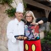 Lola Dubini et le Chef Thierry Clément - Halloween à Disneyland Paris du 1er octobre au 2 novembre 2016.