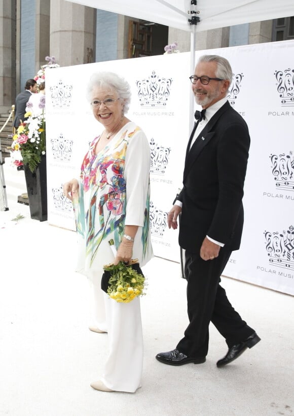 La princesse Christina de Suède et son mari Tord Magnuson lors de la cérémonie de remise du Polar Music Prize 2016 au Stockholm Concert Hall le 16 juin 2016.