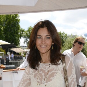 Cristiana Reali à la 3eme edition du Brunch Blanc organisé à Paris le 30 juin 2013.