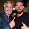 Exclusif - David Ginola et Olivier Giroud au club Kori à Saint-Tropez le 27 juillet 2016. © Rachid Bellak / Bestimage