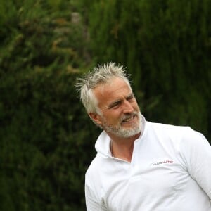 David Ginola lors de la 4e édition de la Mapauto Golf Cup au Golf Old course à Mandelieu-la-Napoule, le 12 juin 2015. Une compétition, qui rassemblent de nombreuses personnalités venues pour jouer au golf au profit d'une association, s'écoule sur 2 jours.