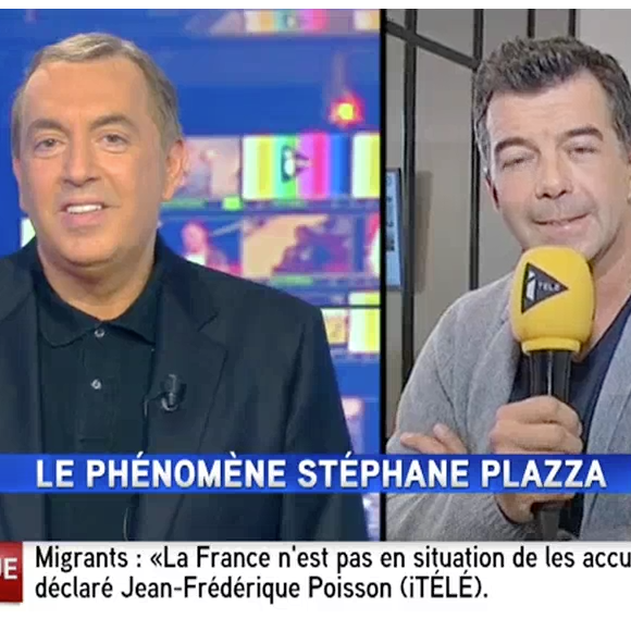 Jean-Marc Morandini lors de sa première sur iTÉLÉ, le 17 octobre 2016.