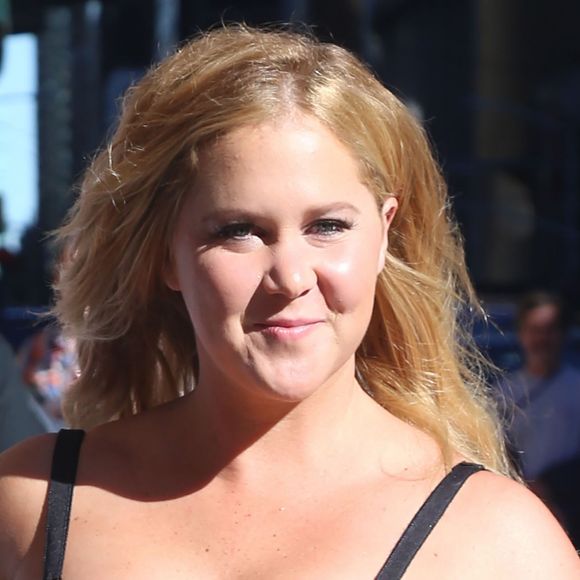 Amy Schumer arrive à l'émission 'Late Show With Stephen Colbert' à New York, le 22 août 2016