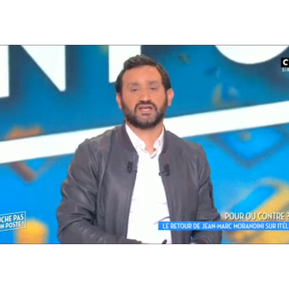 "Touche pas à mon poste", le mardi 18 octobre 2016 sur C8. Ici Cyril Hanouna.