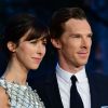 Benedict Cumberbatch et sa femme Sophie Hunter - Avant-première du film "Black Mass" lors du Festival BFI à Londres, le 11 octobre 2015.