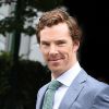 Benedict Cumberbatch - People arrivant pour assister à la finale hommes du tournoi de tennis de Wimbledon à Londres, le 12 juillet 2015.