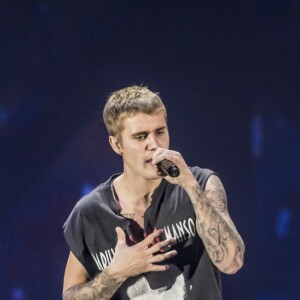 Justin Bieber en concert au Tele2 Arena à Stockholm en Suède le 29 septembre 2016