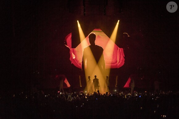 Justin Bieber en concert au Tele2 Arena à Stockholm en Suède le 29 septembre 2016.