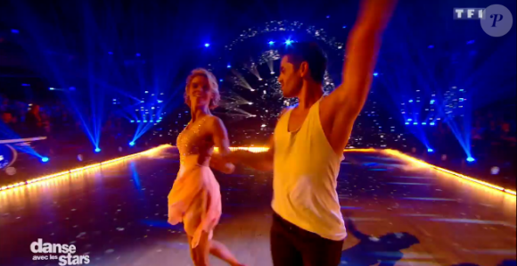 Sylvie Tellier dans "Danse avec les stars 7" le 22 octobre 2016 sur TF1.