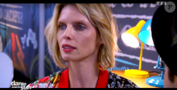 Sylvie Tellier dans "Danse avec les stars 7" le 22 octobre 2016 sur TF1.