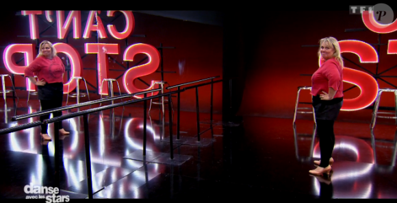 Valérie Damidot dans "Danse avec les stars 5" sur TF1 le 22 octobre 2016.