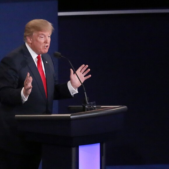 Donald Trump lors du débat présidentiel face à Hillary Clinton à Las Vegas, Nevada, le 19 octobre 2016