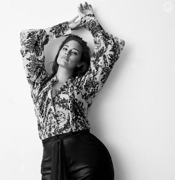 Ashley Graham est le nouveau visage de la prochaine campagne de H&M. New York, le 10 août 2016.
