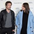 Marion Cotillard enceinte et son compagnon Guillaume Canet - Avant première du documentaire "Before the flood" au théâtre du Chatelet à Paris le 17 octobre 2016. © Cyril Moreau/Bestimage