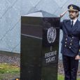 Le prince Carl Philip de Suède inaugure un mémorial en hommage à ceux qui se sont battus pour la paix et un monde meilleur au musée de la Bigrade à Saffle dans la province de Varmland, le 21 octobre 2016.
