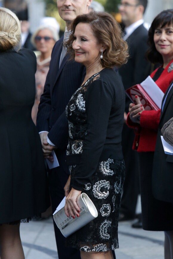 Paloma Rocasolano (mère de la reine Letizia) - Remise des prix Princesse des Asturies en présence du roi Felipe VI, La reine Letizia et de Sofia au théâtre Campoamor à Oviedo, Espagne, le 21 octobre 2016.