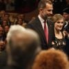 Le roi Felipe VI et la reine Letizia d'Espagne - Remise des prix Princesse des Asturies en présence du roi Felipe VI, La reine Letizia et Sofia au théâtre Campoamor à Oviedo, Espagne, le 21 octobre 2016.
